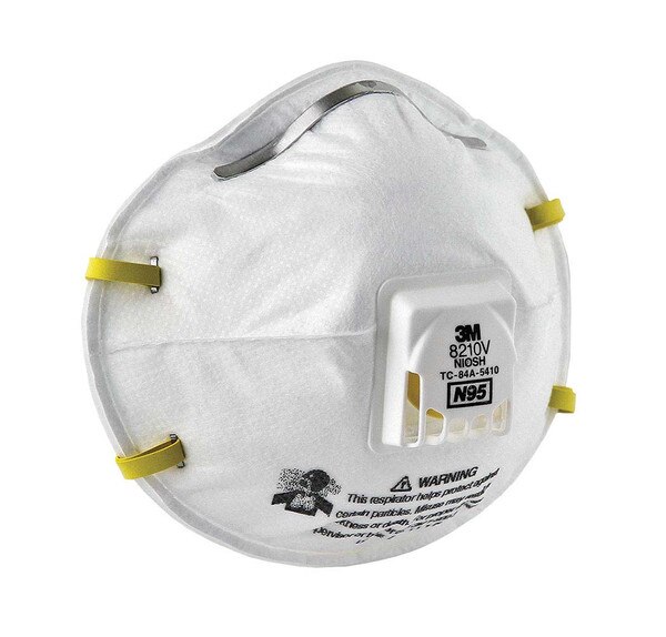 Image of 3M 8210V N95 Part. Respirator per Box